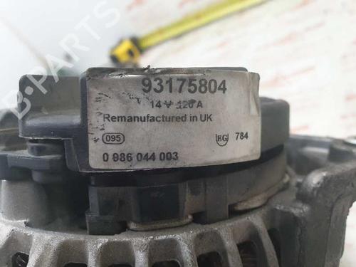 Alternator OPEL VECTRA B (J96)  | BP7943953M7 