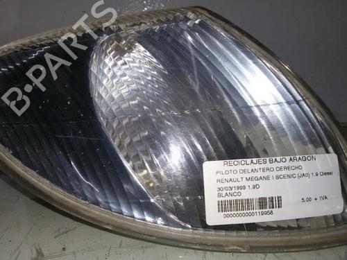 Used Right front indicator RENAULT MEGANE Scenic (JA0/1_) [1996-2001]  7929952
