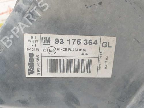 Venstre forlygte OPEL MERIVA A MPV (X03) 1.7 CDTI (E75) | BP7943876C28 