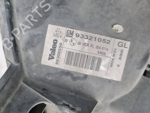 Left headlight OPEL MERIVA A MPV (X03) 1.6 16V (E75) | BP10208993C28 