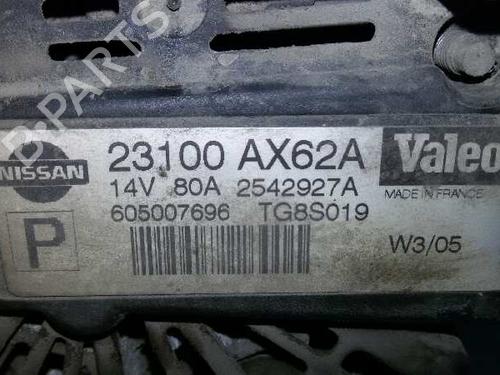 Alternator NISSAN MICRA III (K12) 1.2 16V | BP7935607M7