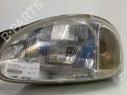 Used Left headlight OPEL CORSA B (S93) [1993-2009]  7938105