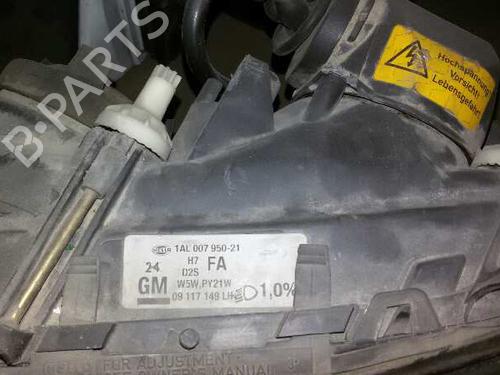 Left headlight OPEL OMEGA B (V94) 2.2 16V (F69, M69, P69) | BP7942415C28 