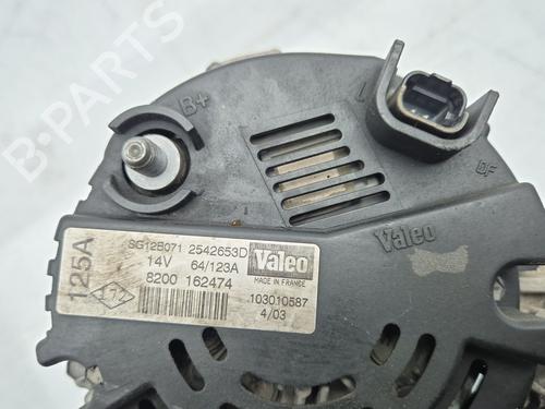 Alternator RENAULT LAGUNA II (BG0/1_) 1.9 dCi (BG08, BG0G) | BP25488135M7 
