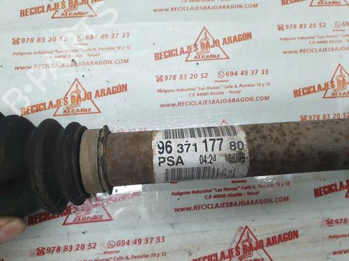 Left front driveshaft PEUGEOT 307 (3A/C) 1.6 HDi 110 | BP7945508M38 