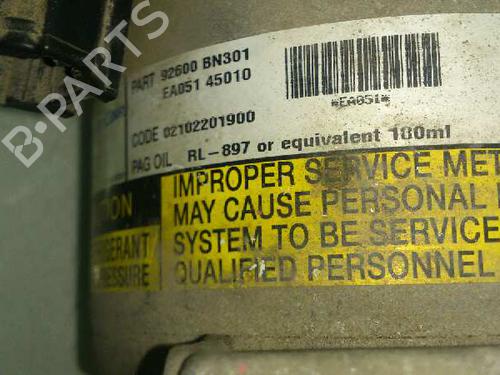 AC compressor NISSAN PRIMERA (P12)  | BP7932967M34 