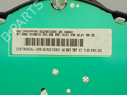Instrument cluster CITROËN C3 II (SC_)  | BP16724545C47 