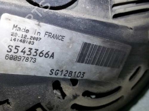 Alternator NISSAN KUBISTAR MPV (X76) 1.5 dCi 70 | BP7935223M7 