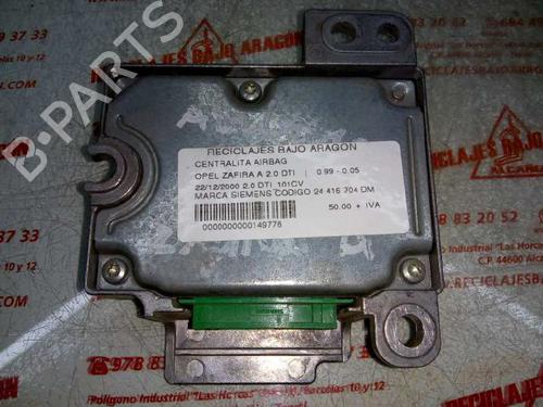ECU airbags OPEL ZAFIRA A MPV (T98) 2.0 DTI 16V (F75) | BP7944305M53 