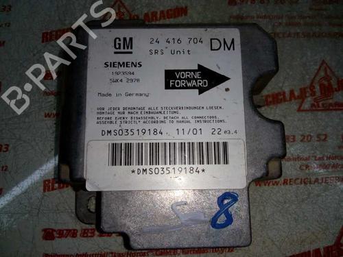 Used ECU airbags OPEL ZAFIRA A MPV (T98) 2.0 DTI 16V (F75) (101 hp) 7944305