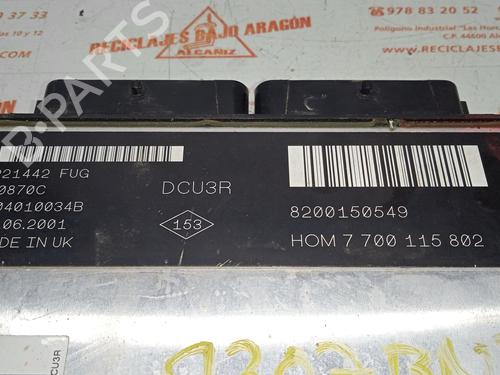 Engine control unit (ECU) RENAULT KANGOO (KC0/1_) D 65 1.9 (KC0E, KC02, KC0J, KC0N) | BP7945861M57 