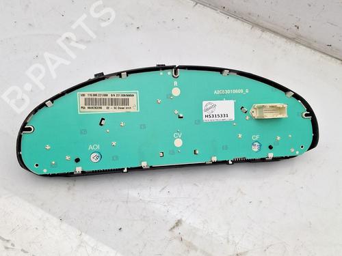 Instrument cluster PEUGEOT 407 (6D_) 2.0 HDi 135 (6DRHRH, 6DRHRE, 6DRHRG, 6DRHRJ) | BP30962941C47
