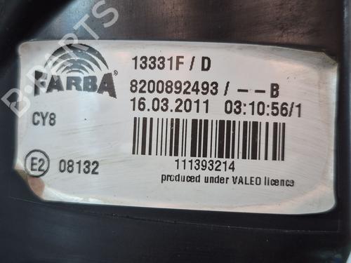 Left headlight RENAULT CLIO III (BR0/1, CR0/1) 1.5 dCi (C/BR0G, C/BR1G) | BP36409903C28  - Image 5