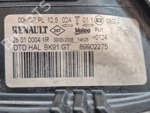 Right headlight RENAULT LAGUNA III (BT0/1) 2.0 dCi GT (BT11, BT1E, BT1N) | BP29175055C29 
