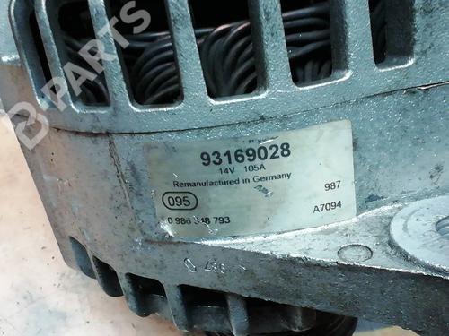 Alternator OPEL ASTRA H GTC (A04) 1.9 CDTi (L08) | BP7927892M7
