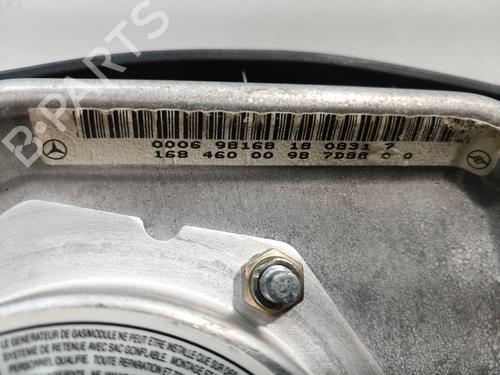 Driver airbag MERCEDES-BENZ A-CLASS (W168) A 160 (168.033, 168.133) | BP13701908C9 
