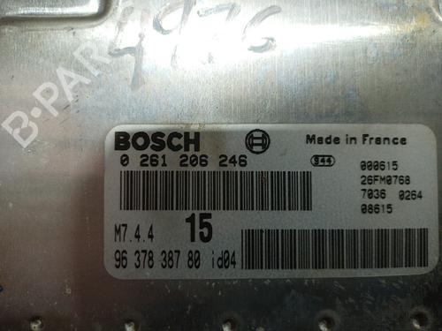 Engine control unit (ECU) CITROËN SAXO (S0, S1) 1.1 X, SX | BP11793585M57 