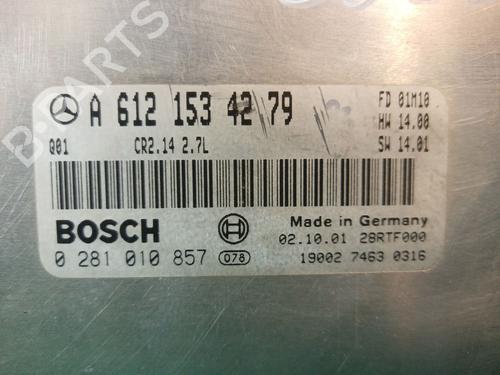 Engine control unit (ECU) MERCEDES-BENZ C-CLASS (W203) C 270 CDI (203.016) | BP31190672M57