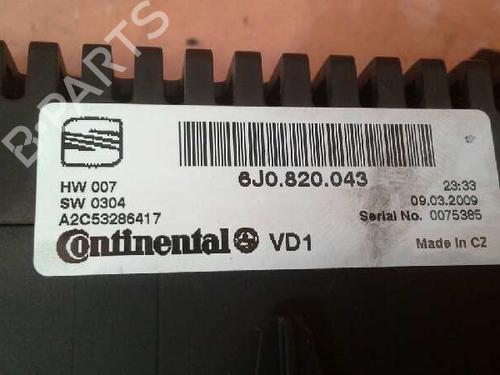 Climate control SEAT IBIZA IV (6J5, 6P1)  | BP7923611I5 
