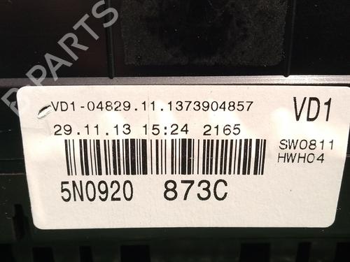 Instrument cluster VW TIGUAN (5N_) 2.0 TDI | BP19663577C47 