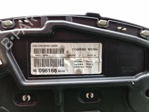 Instrument cluster CITROËN C-ELYSEE (DD_) 1.6 BlueHDi 100 | BP25593163C47