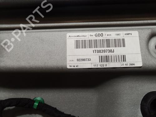 Right rear door VW TOURAN (1T1, 1T2) 2.0 TDI 16V | BP19694518C5 