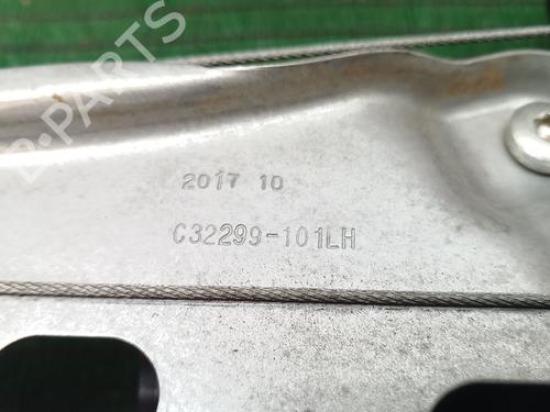 Rear left window mechanism OPEL ASTRA K (B16) 1.6 CDTi (68) | BP26657632C24 