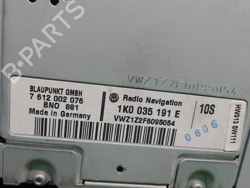 Radio VW TOURAN (1T1, 1T2) 2.0 TDI 16V | BP19694557E6 