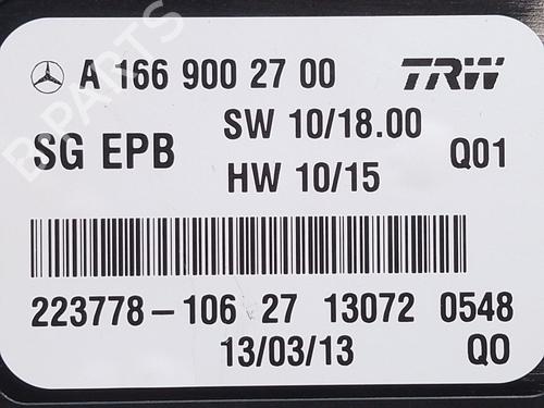 Electronic module MERCEDES-BENZ B-CLASS Sports Tourer (W246, W242) B 180 CDI (246.200) | BP18548111M83