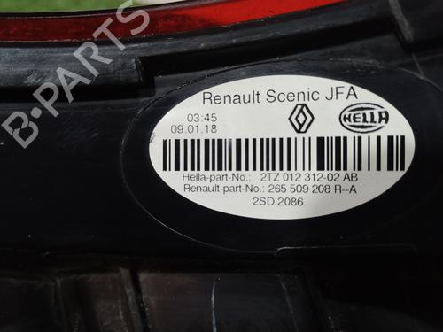Right tailgate light RENAULT SCÉNIC III (JZ0/1_)  | BP22344760C80 