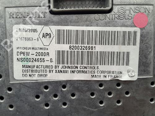 Used Display monitor RENAULT LAGUNA II (BG0/1_) [2001-2007]  7924734