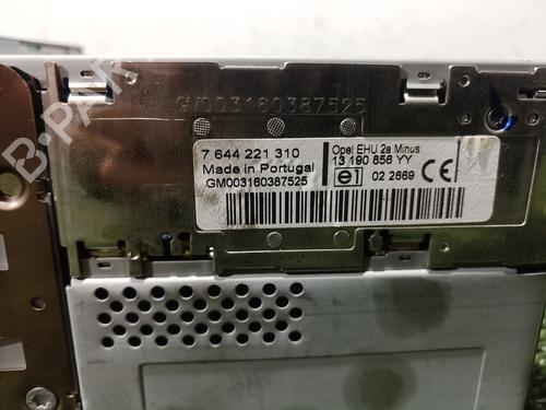 Sistema audio OPEL ZAFIRA / ZAFIRA FAMILY B (A05) 1.9 CDTI (M75) | BP20329985E6 