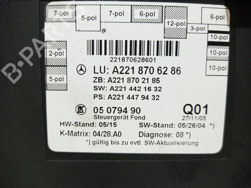 Electronic module MERCEDES-BENZ S-CLASS (W221, V221)  | BP11745825M83 