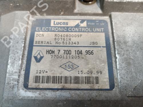 Engine control unit (ECU) RENAULT CLIO II (BB_, CB_)  | BP7924370M57 