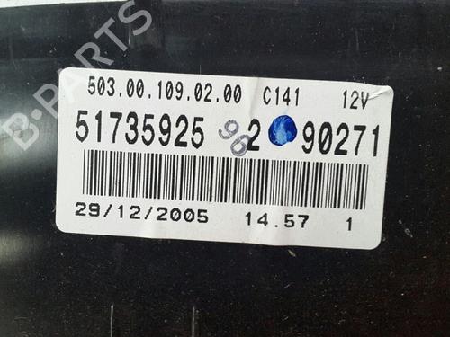 Instrument cluster FIAT CROMA (194_) 1.9 D Multijet (194AXB1B) | BP7993105C47 