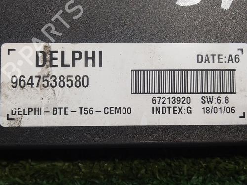 Elektronische module PEUGEOT 307 CC (3B) 2.0 HDi 135 (136 hp) 18258349