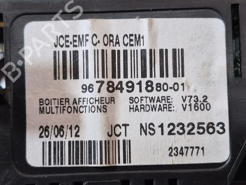 Display monitor PEUGEOT 5008 (0U_, 0E_) 1.6 HDi | BP32114308C48 