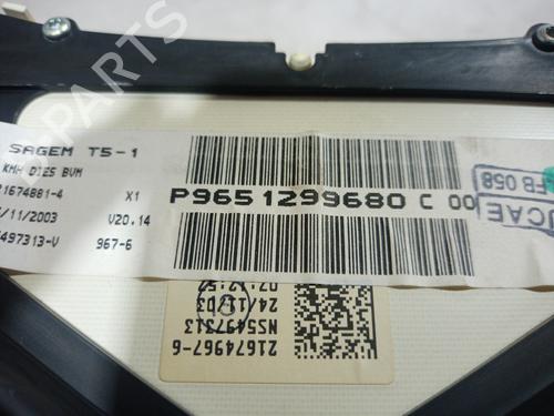 Instrument cluster PEUGEOT 307 Break (3E)  | BP11853446C47 