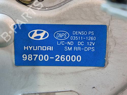 Rear wiper motor HYUNDAI SANTA FÉ I (SM) 2.0 CRDi 4x4 | BP31358552M102 