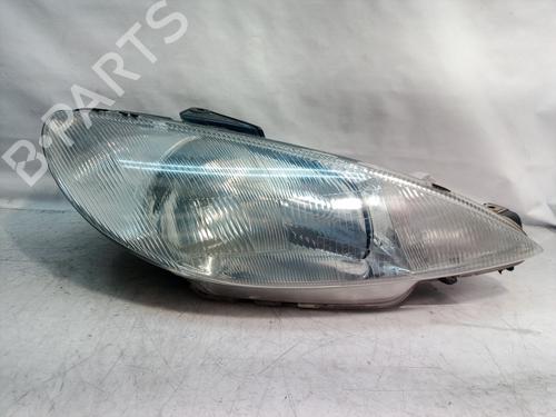 Right headlight PEUGEOT 206 Hatchback (2A/C) 1.4 i (75 hp) 9737386