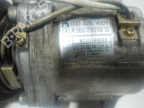 AC compressor SMART CITY-COUPE (450)  | BP12322765M34 