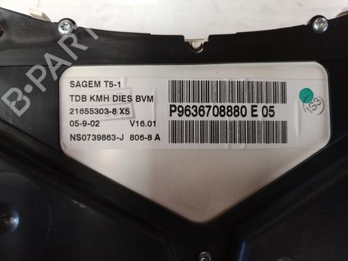 Instrument cluster PEUGEOT 307 Break (3E) 2.0 HDI 110 | BP10320087C47 