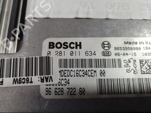 Engine control unit (ECU) PEUGEOT 307 SW (3H) 1.6 HDI 110 | BP9368762M57 