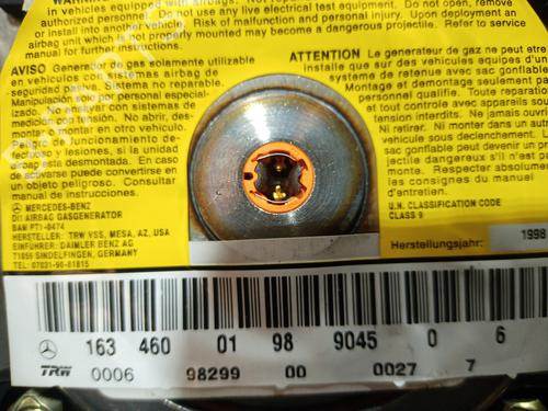 Driver airbag MERCEDES-BENZ M-CLASS (W163)  | BP12322229C9