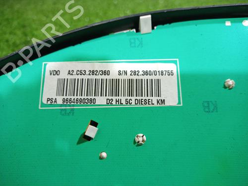 Instrument cluster PEUGEOT 407 (6D_)  | BP17143075C47 