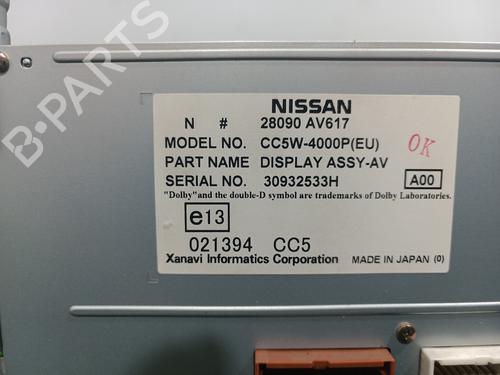 Display monitor NISSAN PRIMERA Hatchback (P12) 2.2 Di | BP7924228C48 