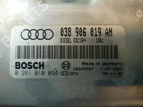 Engine control unit (ECU) AUDI A4 B5 (8D2) 1.9 TDI | BP31831815M57