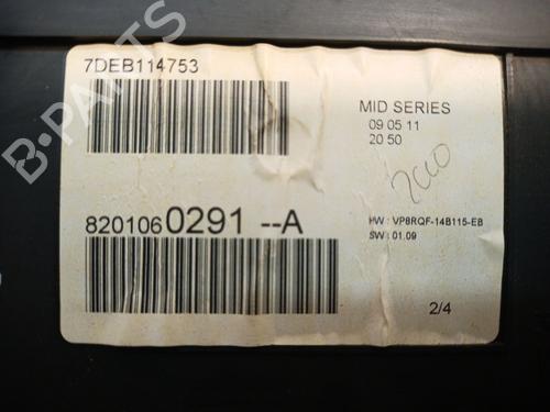 Instrument cluster RENAULT CLIO III (BR0/1, CR0/1) 1.2 16V (BR02, BR0J, BR11, CR02, CR0J, CR11) | BP29072143C47