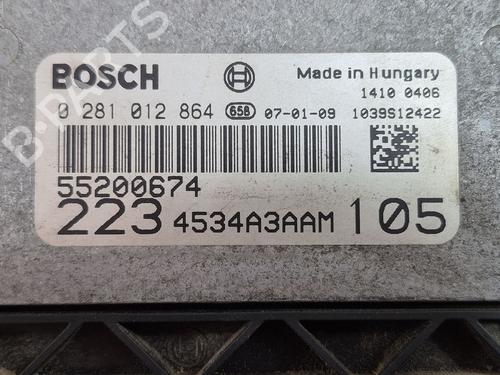 Engine control unit (ECU) FIAT DOBLO Box Body/MPV (223_) 1.9 JTD | BP40228532M57 - Image 5