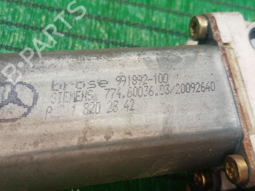 Right rear window motor MERCEDES-BENZ E-CLASS (W211) E 220 CDI (211.006) | BP26978662E22 